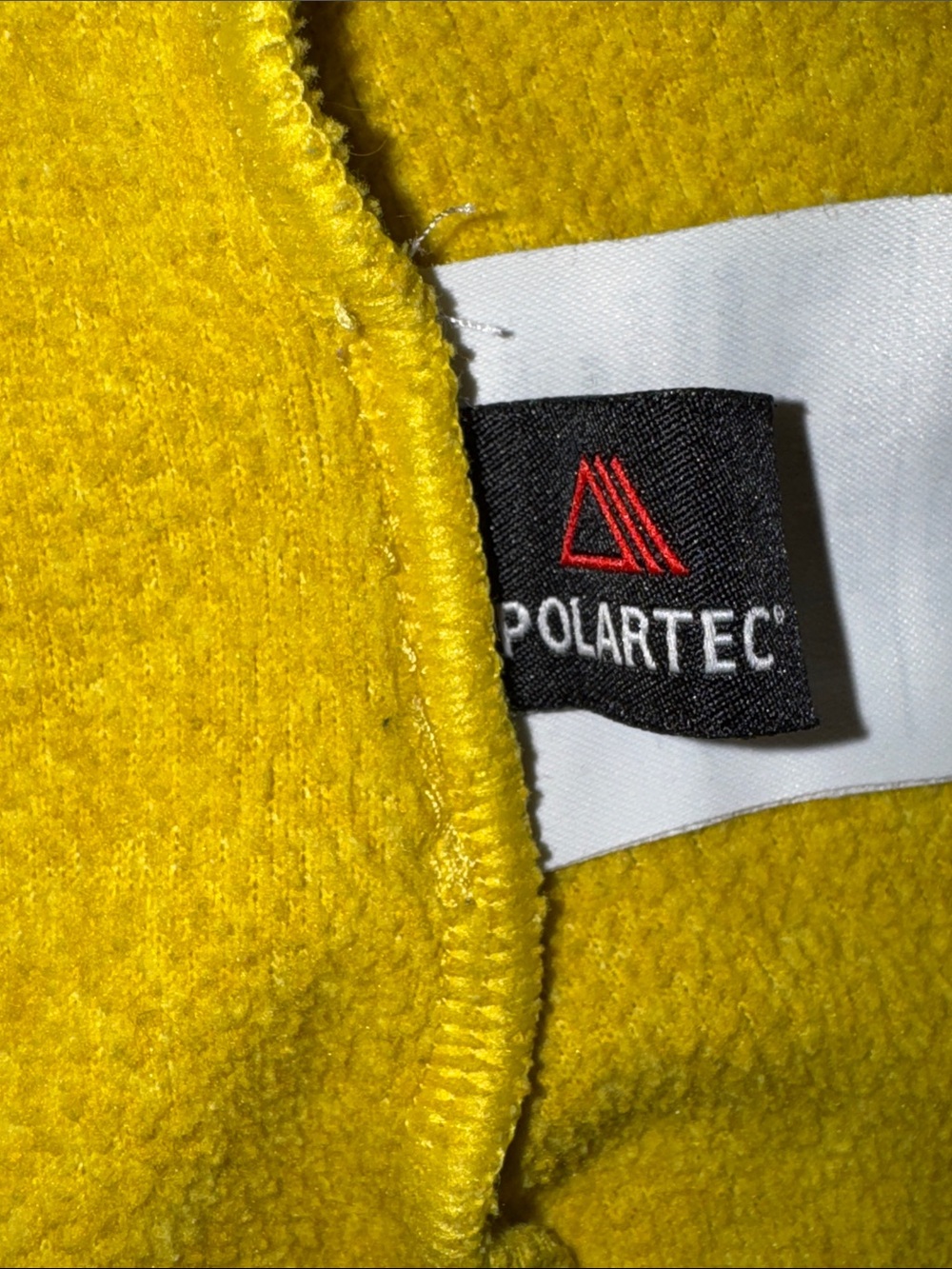 Arc'teryx large wm’s Yellow-khaki Green Full-Zip Fleece Jacket - Picture 16 of 16
